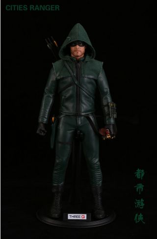 Threeq 1/6th Cities Ranger Tq1001 Dc Comics Hero Green Arrow Male Figure Toy 12‘