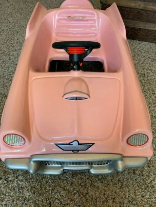 Vintage Child Size Kingsbury Toys Rare 1950s Thunderbird Pedal Car