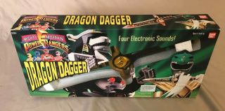 Rare 1994 - Power Rangers Dragon Dagger Mighty Morphin Bnib Vtg