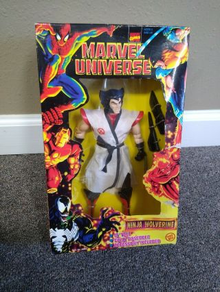 Marvel Universe Ninja Wolverine,  10 Inch Action Figure,  Vintage 1997 Toy Biz