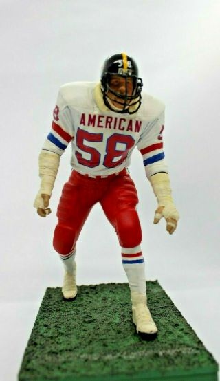 Custom Mcfarlane Nfl 6 " Jack Lambert 1978 Afc Steelers Pro Bowl Figure