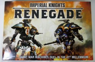 Warhammer 40k Imperial Knights Renegade Game Model Built Painted