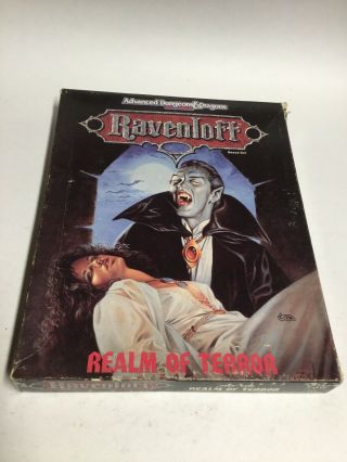 Advanced Dungeons And Dragons Ravenloft Realm Of Terror Boxed Set Tsr 1053
