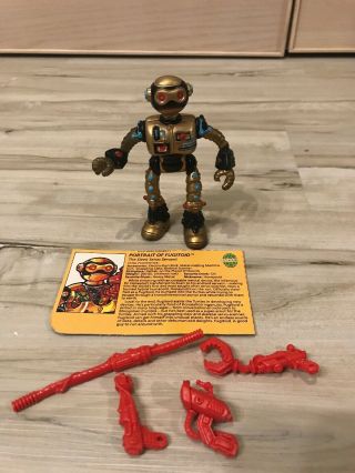 Tmnt 1990 Fugitoid Action Figure Will All Accessories By Playmate
