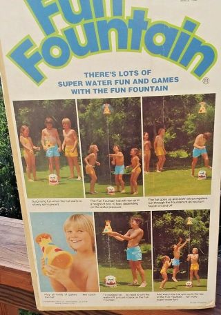 Vintage Wham - O Fun Fountain 1978 Clown Sprinkler Made USA - Box - HTF 7