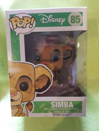 Funko Pop Disney Series 6: The Lion King - Simba Vinyl Figure Item 3885
