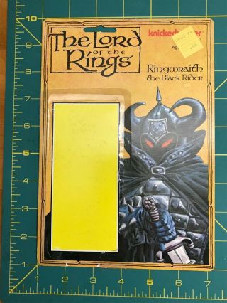 1979 Knickerbocker Lord Of The Rings Lotr Ringwraith The Black Rider Card Back