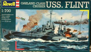 Revell 1/700 Scale Uss Uss Flint Oakland Class Cruiser 05026