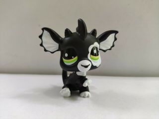 LPS Littlest Pet Shop Custom OOAK Black Dragon Dog Hand Painted Figure 2