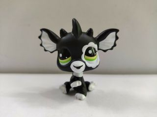 LPS Littlest Pet Shop Custom OOAK Black Dragon Dog Hand Painted Figure 3