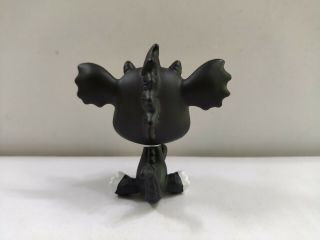 LPS Littlest Pet Shop Custom OOAK Black Dragon Dog Hand Painted Figure 4