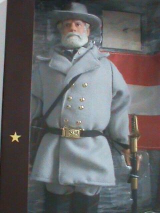 GI Joe Confederate Civil War General Robert E Lee 12 Inch Action Figure NIB 2