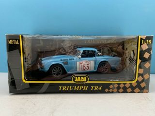 1:18 Jadi 1964 Triumph TR4 155 SPA Rally Sofia - Liege JM - 98093 READ 8