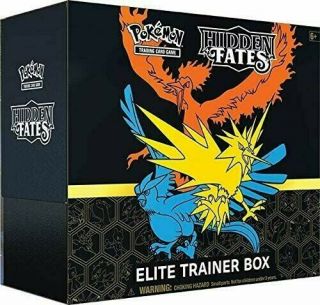 Pokemon Tcg Hidden Fates Elite Trainer Box Factory In Hand