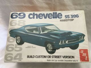 Amt 1/25 Scale 69 Chevelle Ss396 Hardtop Kit 2212 .