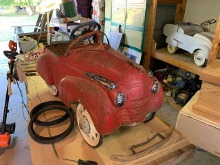 1938 Oldsmobile Steelcraft Pedal Car.  Complete.  Easy Restore