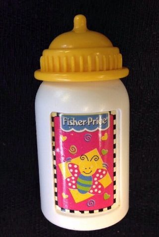 Vtg Fisher Price Play Food Mattel Little Mommy Pretend Fun Baby Bottle Doll Toy