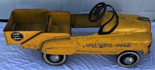 VINTAGE CHILDS 1950S MURRAY NO.  742 PEDAL CAR DUMP TRUCK JET FLOW DRIVE 4