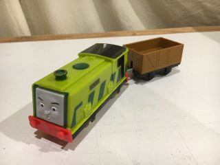 Motorized Scruff With Brown Car For Thomas And Friends Trackmaster