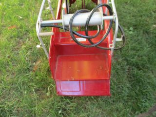Vintage Pedal Car Antique Fire Truck by Gearbox well 8