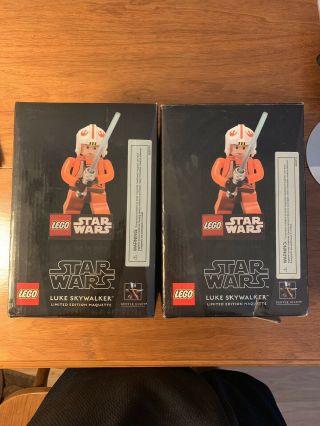 2 Lego Star Wars Limited Edition Luke Skywalker Maquette Gentle Giant
