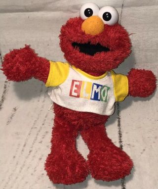 Fisher - Price 2005 Elmo Knows Your Name Talks Electronic Plush Toy Sesame Street
