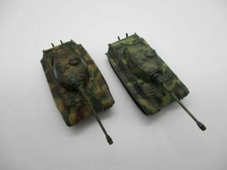 Dragon Models Can.  Do 1/144 German Heavy Tank Tiger Ii (henschel) Set Of2