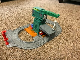 Thomas Cranky The Crane Take Along N Play with Salty,  boat and barrels 3