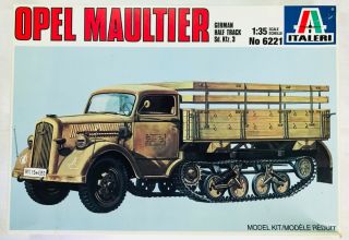 Italeri.  6221.  Opel Maultier.  1/35 Scale.  Vj - Fs