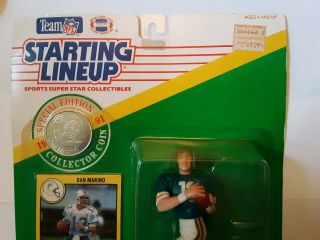 Vintage 1991 Dan Marino Starting Lineup Miami Dolphins In Package 5