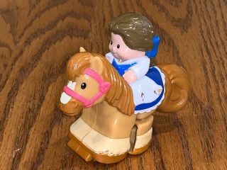 Little People Klip Klop Horse Belle Figure Beauty & The Beast Replacement Doll