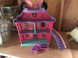 Fisher Price Minnie Mouse Bow Sweet Home House Toy Playhouse Magical Dollhouse