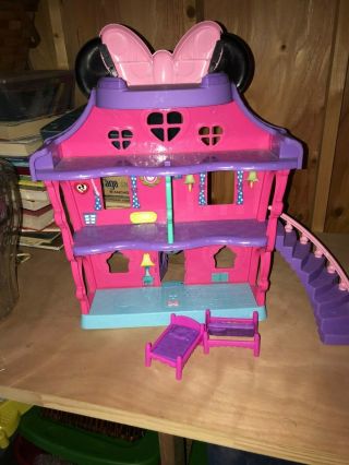 Fisher Price Minnie Mouse Bow Sweet Home House Toy Playhouse Magical Dollhouse 2