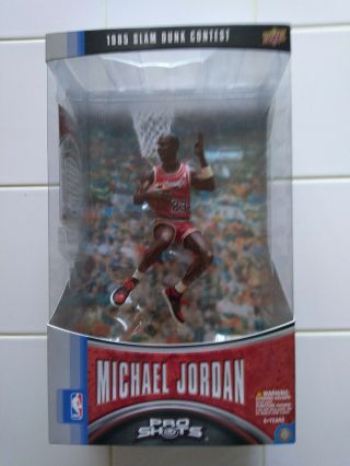 Michael Jordan Upper Deck Pro Shots 1985 Slam Dunk Contest Champion Figure Nib