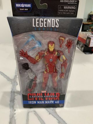 Iron Man Mark 46 6 Captain America Civil War Baf Giant Man Marvel Legends Figure