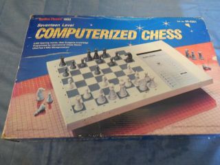 Complete Radioshack 1850 Seventeen Level Computerized Chess P/n 60 - 2201