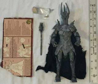 Lord Of The Rings Sauron Action Figure Toy Biz Electronic Loose Complete 11 Inch
