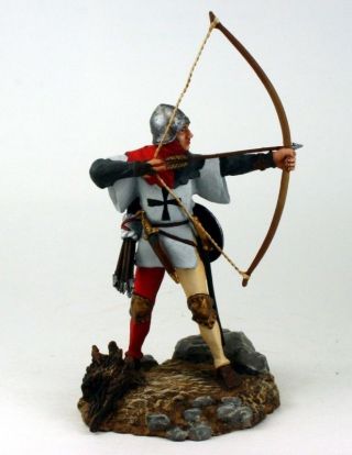Tin Soldier,  Collectible,  German Archer,  Teutonic Knight,  Soldier,  54mm