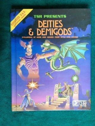 Ad&d Dungeons & Dragons Deities And Demigods 128 Pages