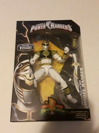 Mighty Morphin Power Rangers Legacy White Ranger Action Figure Package