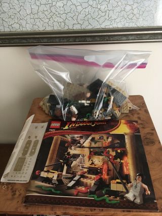 Lego Indiana Jones And The Lost Tomb Set 7621 100 Complete W/ Instructions