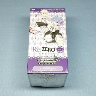1x English Weiss Schwarz Re:zero Vol 2 Life In Another 20ct Booster Box