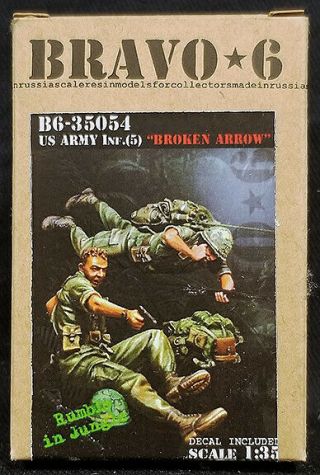 $9.  99 Nr Figure Blowout Bravo 6 35054 1/35 Resin Us Army Inf.  Broken Arrow