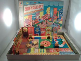 Milton Bradley Vintage Shenanigans Board Game 99 Complete