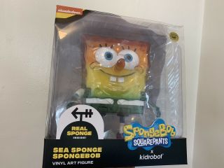 Sdcc 2019 Kidrobot 8” Spongebob 20 Year Rainbow Comic - Con Exclusive Le300