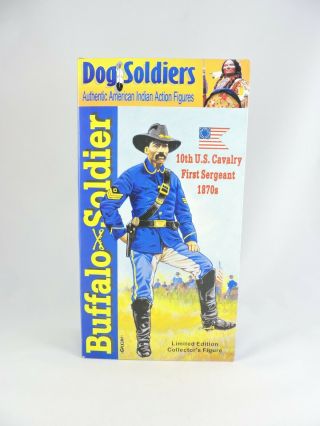 Buffalo Soldier 10th Us Cavalry First Sergeant 1870s Figure 12 " Dog Soldiers 1/6