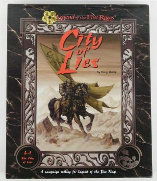 City Of Lies - Legend Of The Five Rings L - 1 Complete Adventure Set