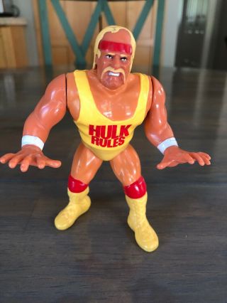 Wwf Hasbro Vintage Hulk Hogan 1 Figure Series 1 Gorilla Press Slam 1990 Wwe Wcw