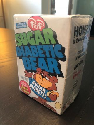 Ron English X Mindstyle Cereal Killers Sugar Diabetic Bear Black Light 4in