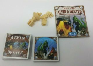 Ticket To Ride Alvin & Dexter Monster Expansion Days Of Wonder Loose